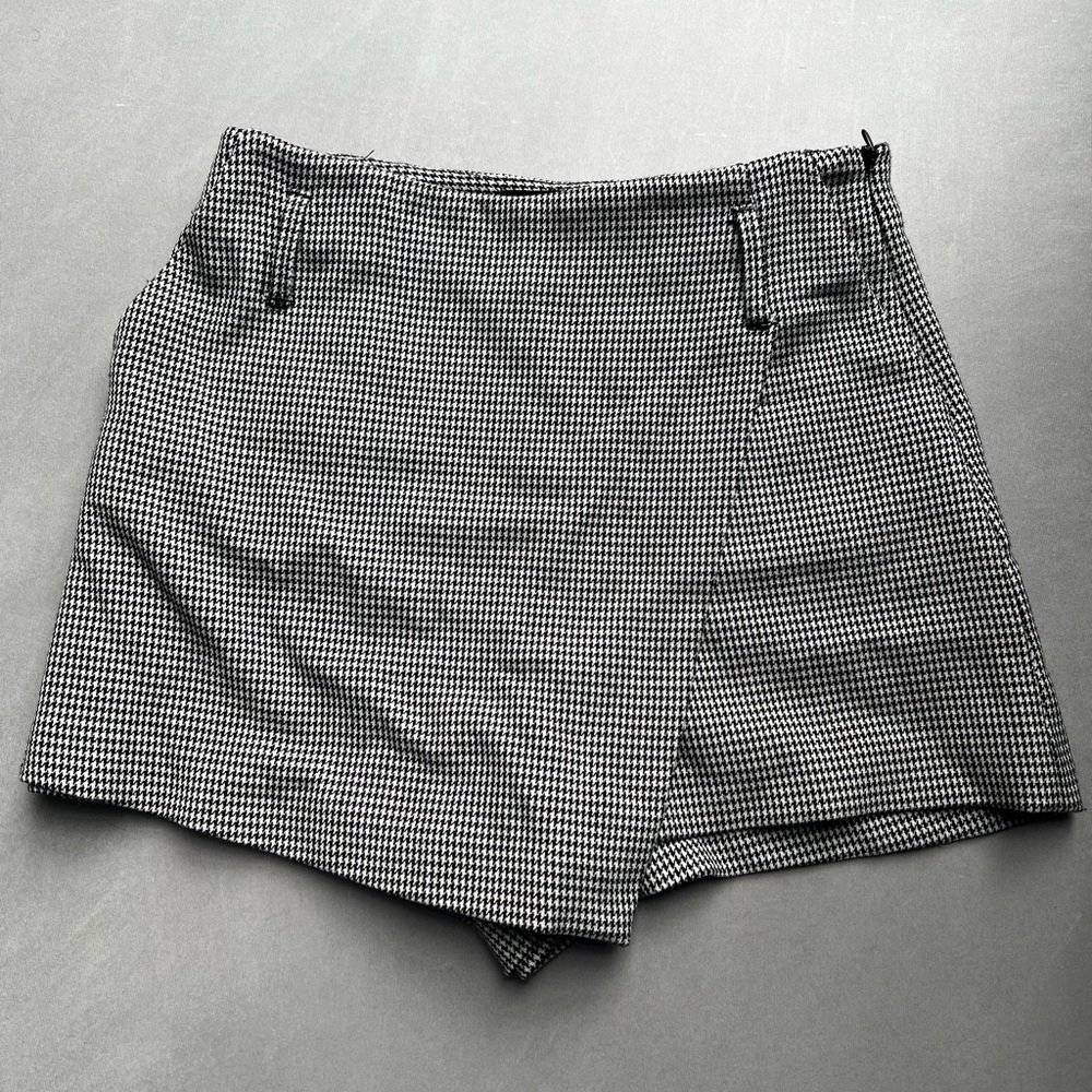 Zara plaid mini skort